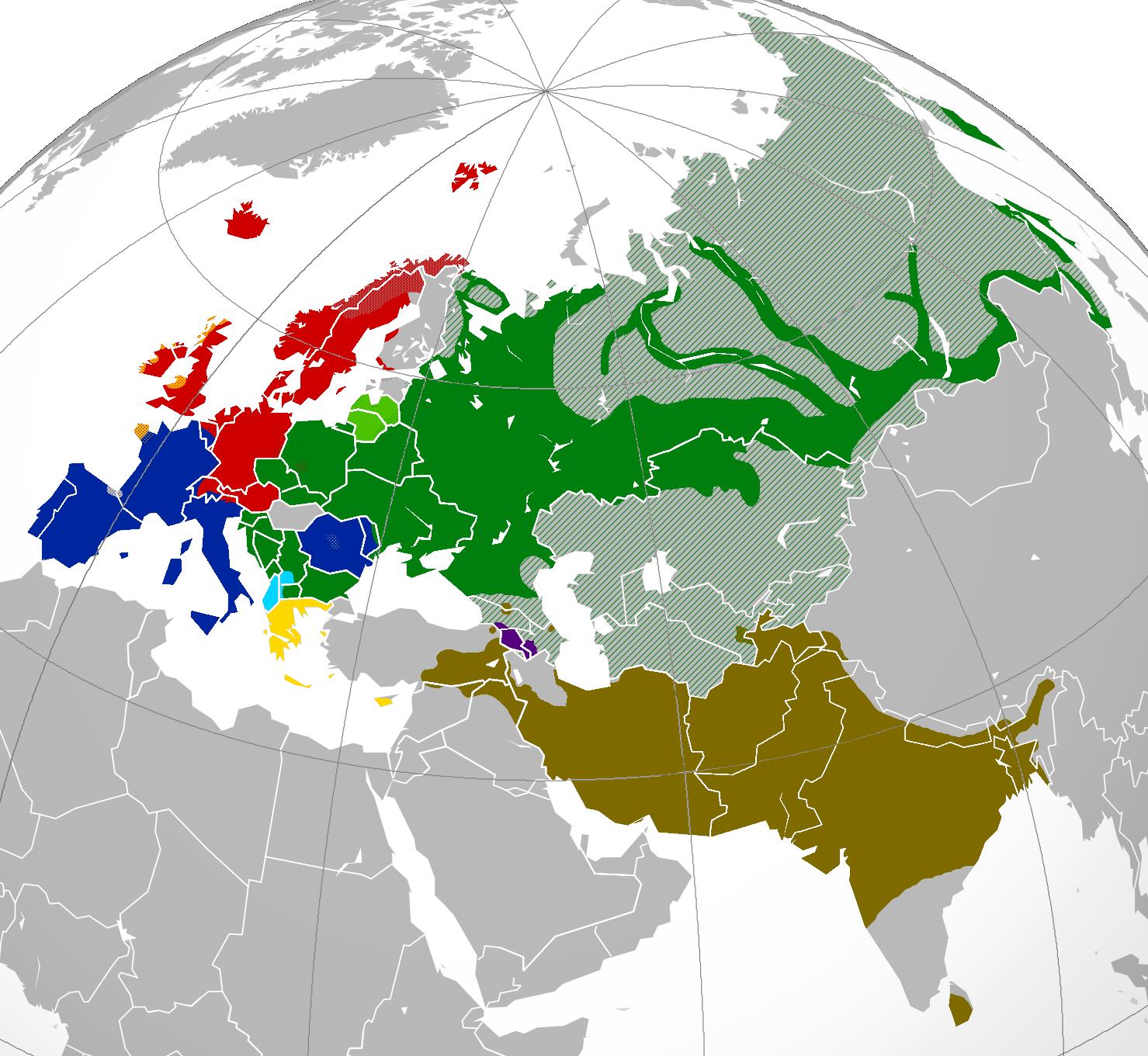 Europa. Lenguas Indoeuropeas