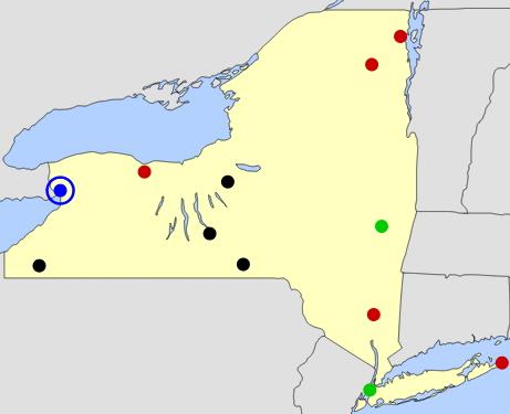 New York cities map  (JetPunk)