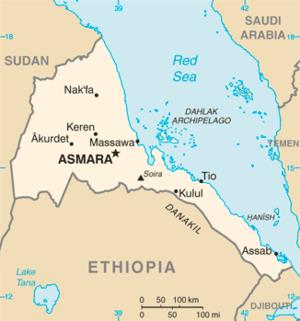 List of cities in Eritrea