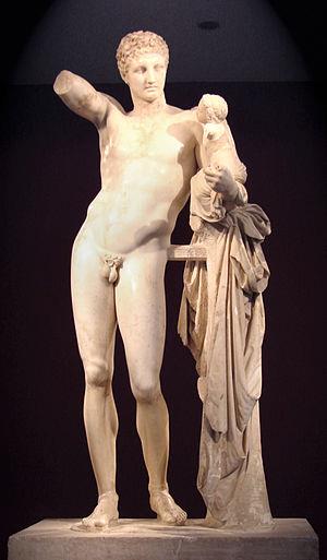 Hermes con el niño Dioniso