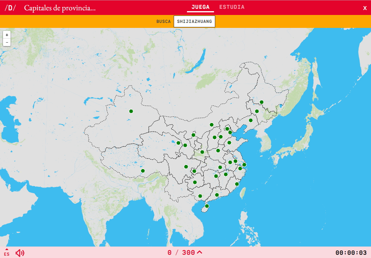 Capitals de províncies de Xina