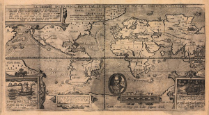 La vuelta al mundo del corsario Francis Drake entre 1577 y 1580