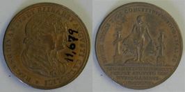 Medalla conmemorativa de la boda de Fernando VII e Isabel de Braganza
