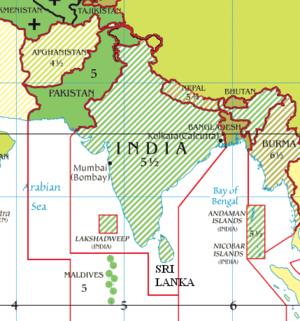 Huso horario de la India