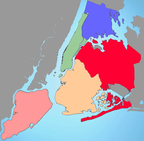 Boroughs of New York city. Sporcle