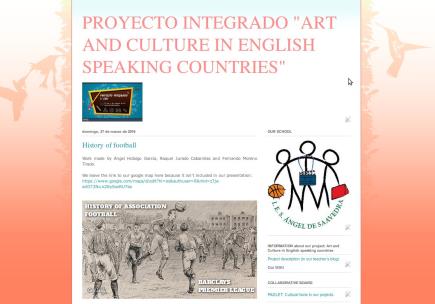 Proyecto Integrado Art And Culture In English Speaking Countries Premio Espiral