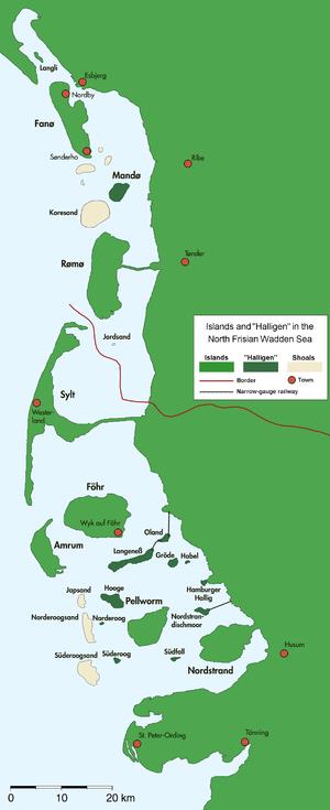 Islas Frisias septentrionales