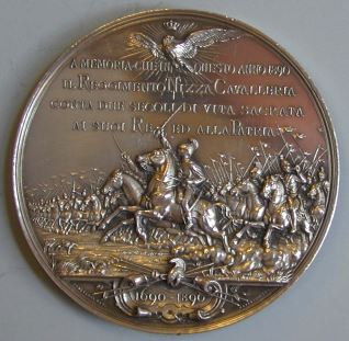 Medalla conmemorativa del II Centerario del regimiento de Caballería Niza