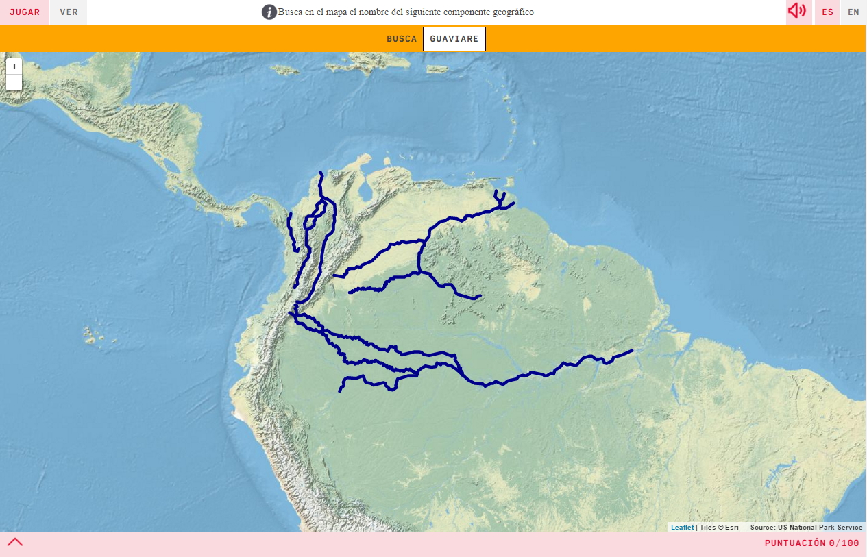 Rivers of Colombia