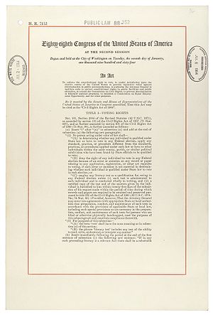 Ley de Derechos Civiles de 1964