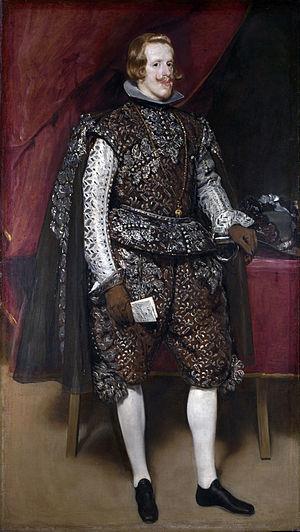 Felipe IV de castaño y plata