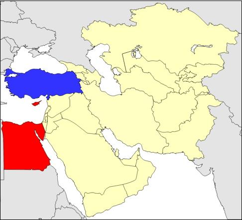 Países de Oriente Medio (JetPunk)