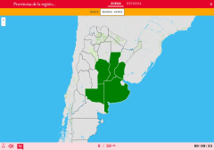 Provinces della regione Pampa del Argentina