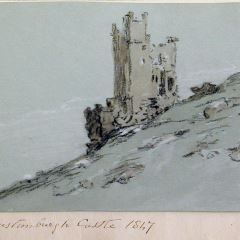 Torre del castillo de Dunstemburgh, Northumberland (Inglaterra)