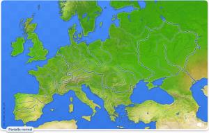 Ríos de Europa. Juegos geográficos
