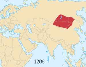 Expansión del Imperio Mongol 1206–1294