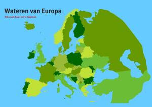 Wateren van Europa. Topo VMBO