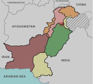 Provinces of Pakistan. Lizard Point