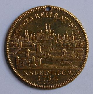 Medalla de Francisco I del Sacro Imperio Romano Germánico