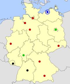 Germany cities map  (JetPunk)