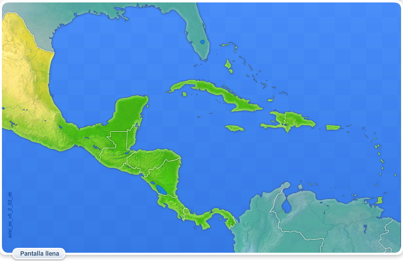 Ciudades de América Central. Juegos Geográficos