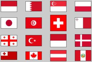 World countries flags 2. Lizard Point