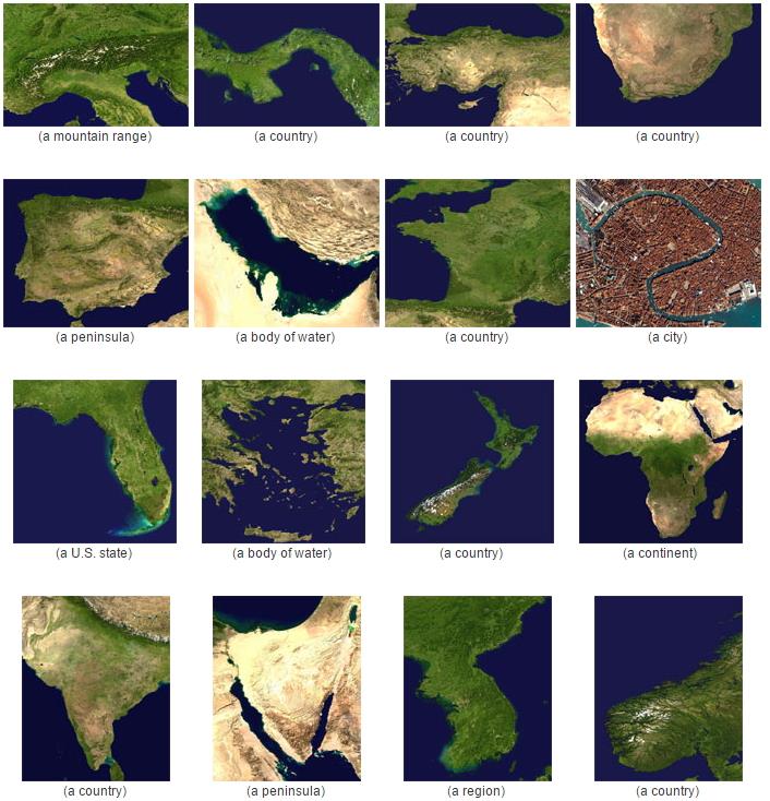 Satellite images of world territories 2 (JetPunk)