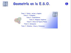 Geometría en la ESO (Primer ciclo)