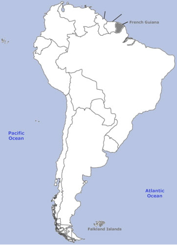 Countries of South America. Sporcle