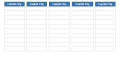 US state capitals (JetPunk)