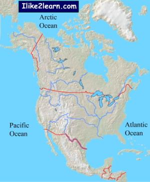 Rivers of North America. Ilike2learn