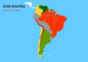 Zuid-Amerika. Topo VMBO