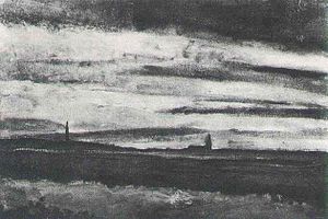 Landscape with a Church at Twilight