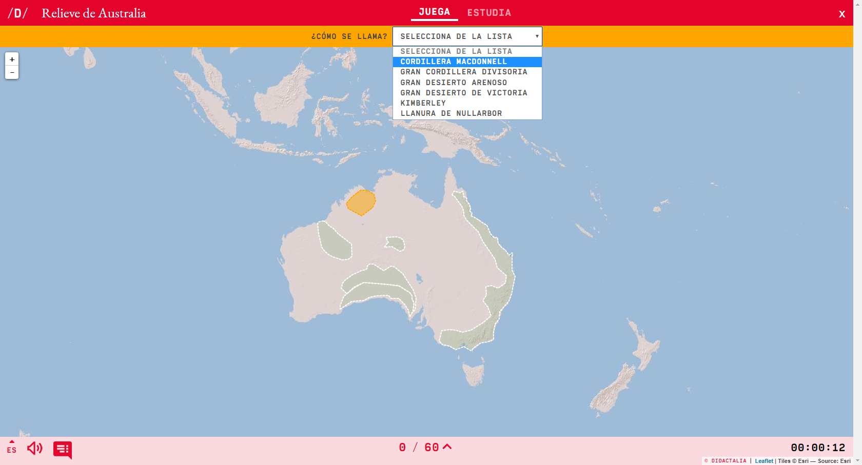 Erleichterung von Australien