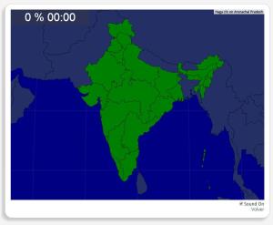 India: States and Union Territories. Seterra