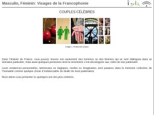 Masculin, Féminin: Visages de la Francophonie