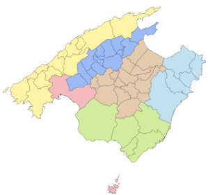 Els municipis de Mallorca.