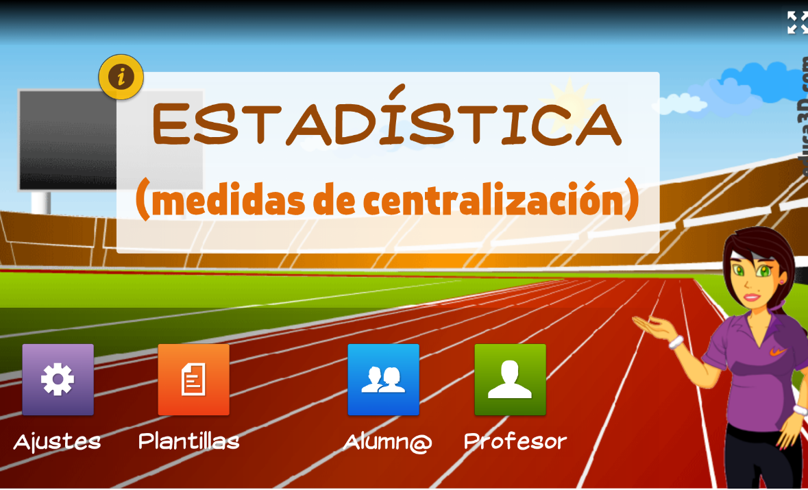 Estadística (medidas de centralización) - Unidad interactiva