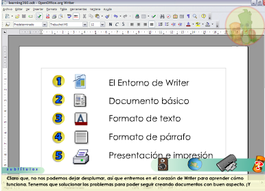 Edición básica de textos con OpenOffice Writer