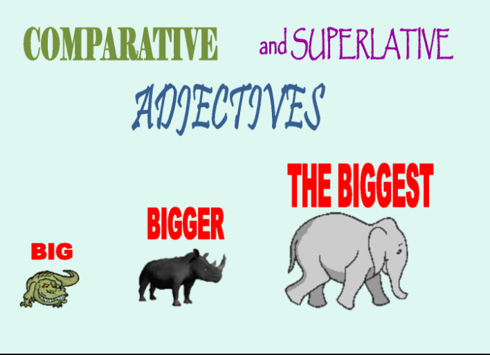 Comparatives and superlatives (British Council)