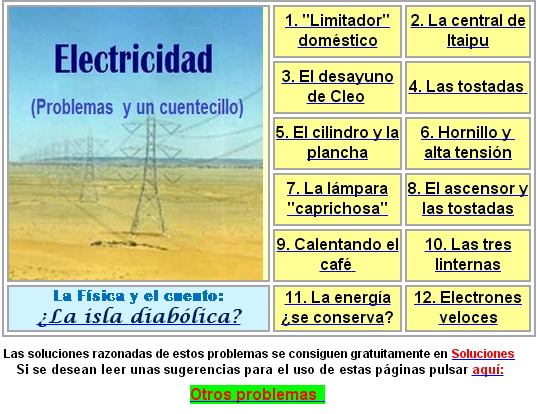Problemas de Electricidad (nivel inicial)