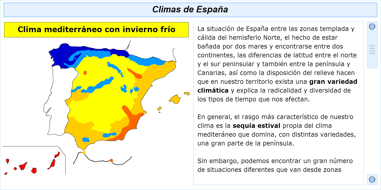 Los Climas De España Didactalia Material Educativo