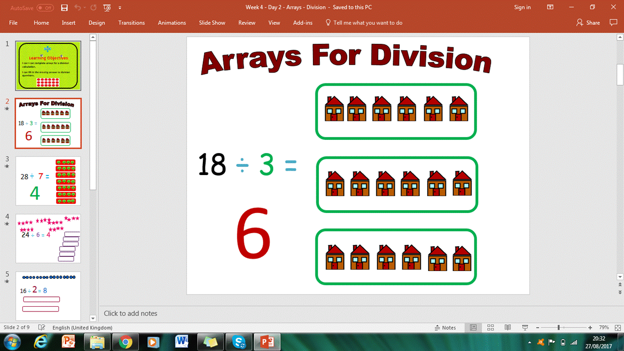 Arrays - Division