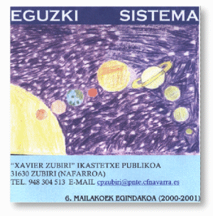 Eguzki sistema. El sistema solar en euskera