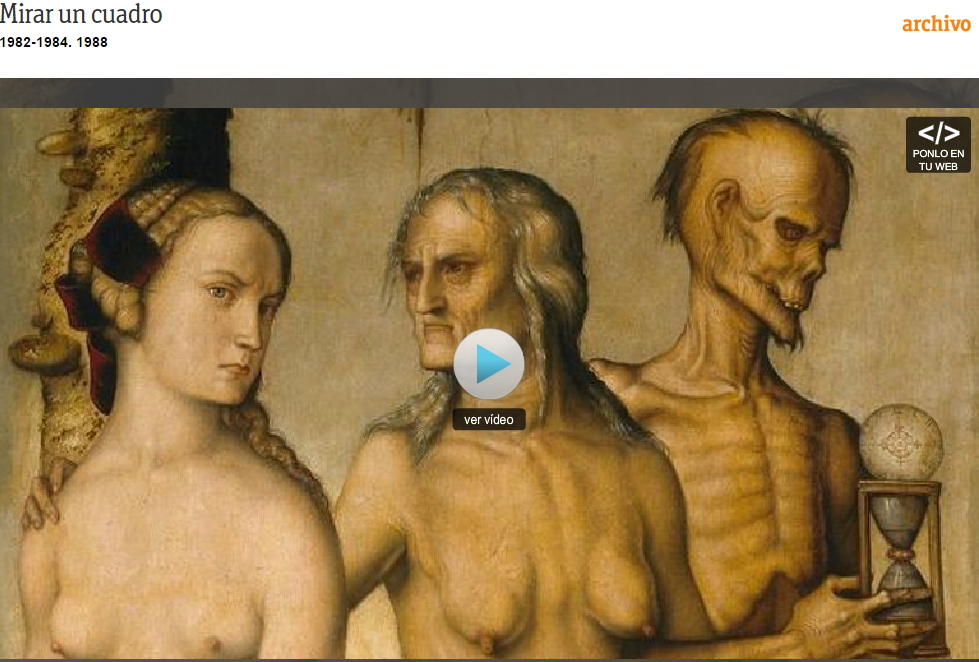 Mirar un cuadro: Las edades y la muerte (Hans Baldung Grien) comentado por Modesto Cuixart. RTVE