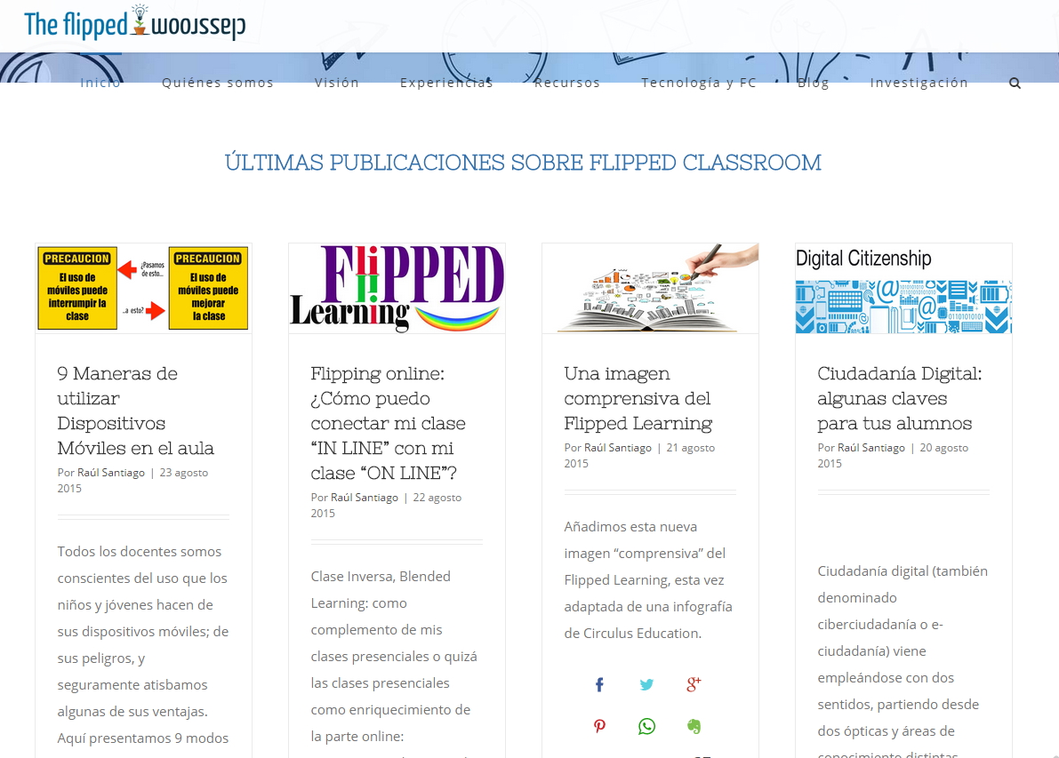 Flipped classroom: experiencias y recursos para dar la vuelta a la clase