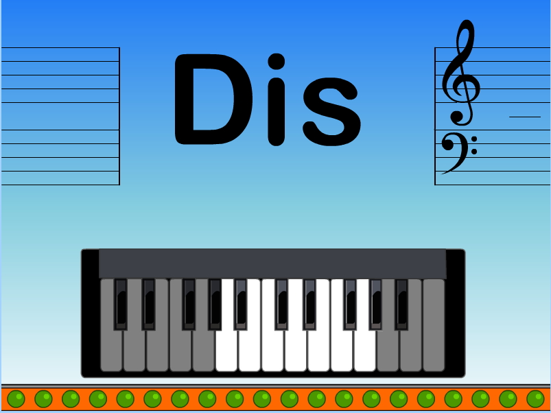semanal Umeki kiwi Notas musicales y teclas del piano. Juego de música (Cyberkidz) -  Didactalia: material educativo