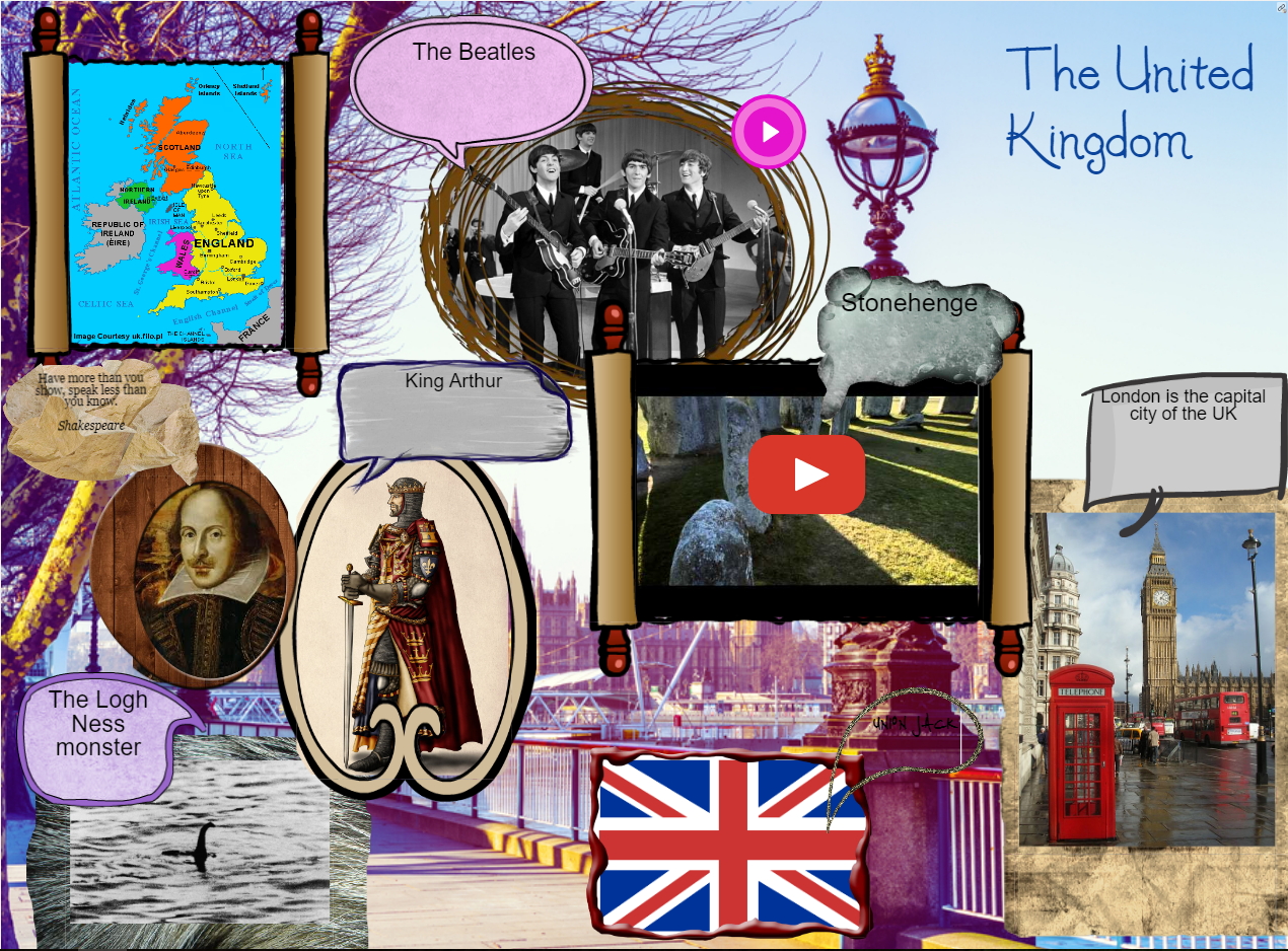 The United Kingdom (Glogster)