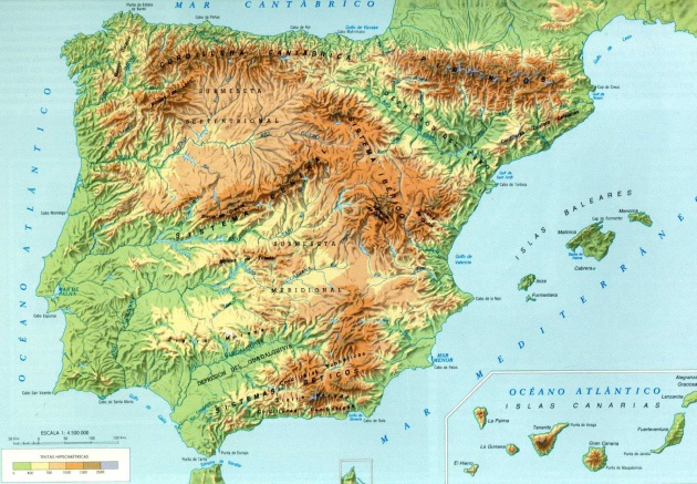 ¿De dónde vienen los nombres de los sistemas montañosos de España?