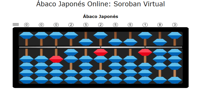 Ábaco Jápones Soroban